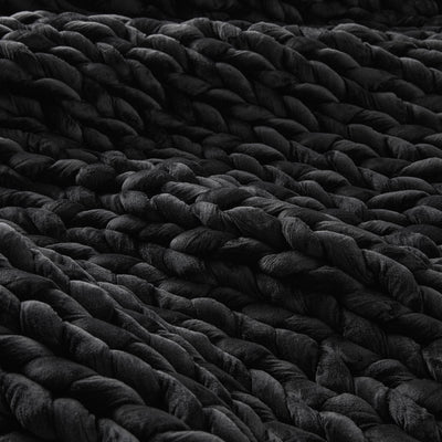 Mega Knit Weighted Blanket UK 9kg - Oversized Chunky Hand-Woven Throw, Luxury Statement Blanket, Deep Pressure Therapy